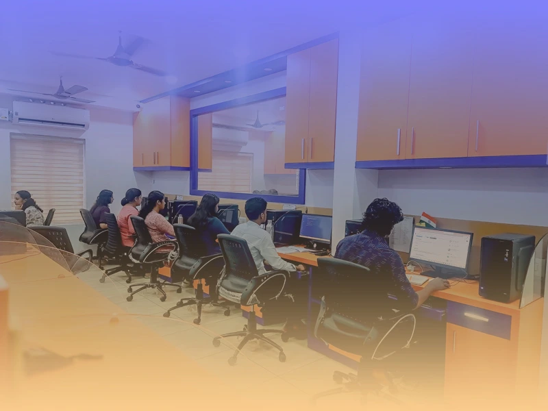 Support team at Lofty Technologies assisting schools with ERP software solutions