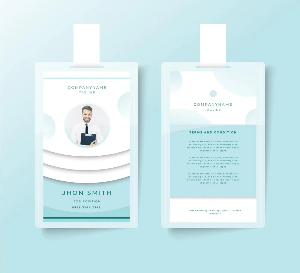 Student identity card design for school and educational institutions